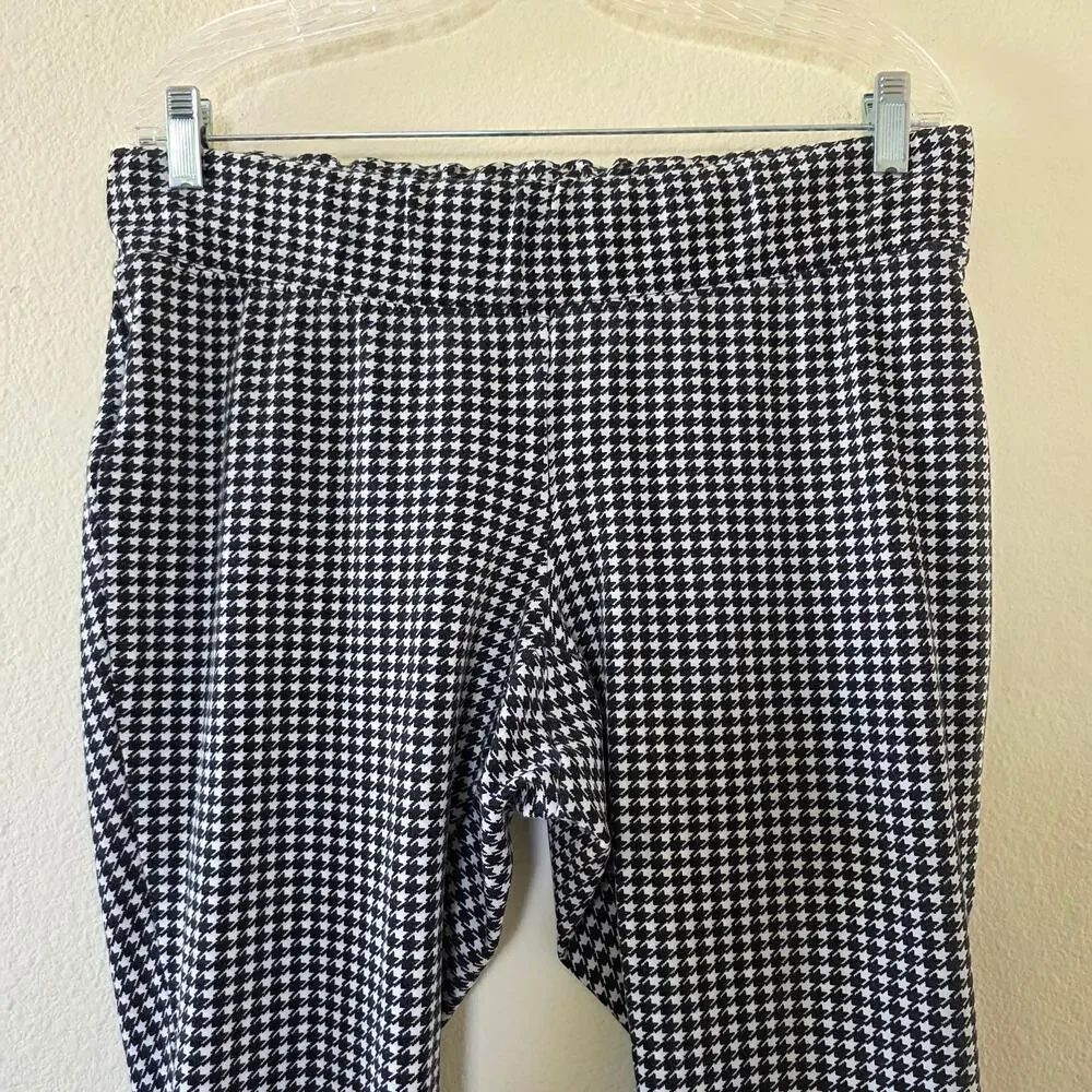 Old Navy Stevie Pull On Houndstooth Pants Womens 1X Plus Stretch Skinny Career - Picture 3 of 11